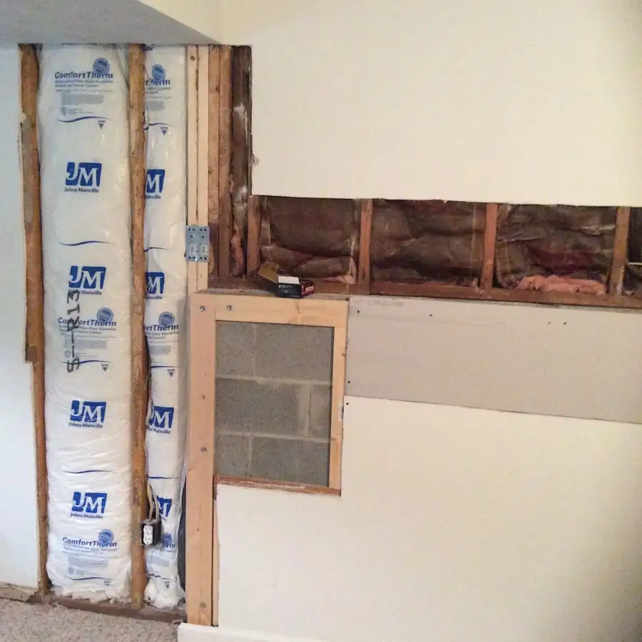 Wall insulation replacement during Odor Removal & Deodorization in Ocean City